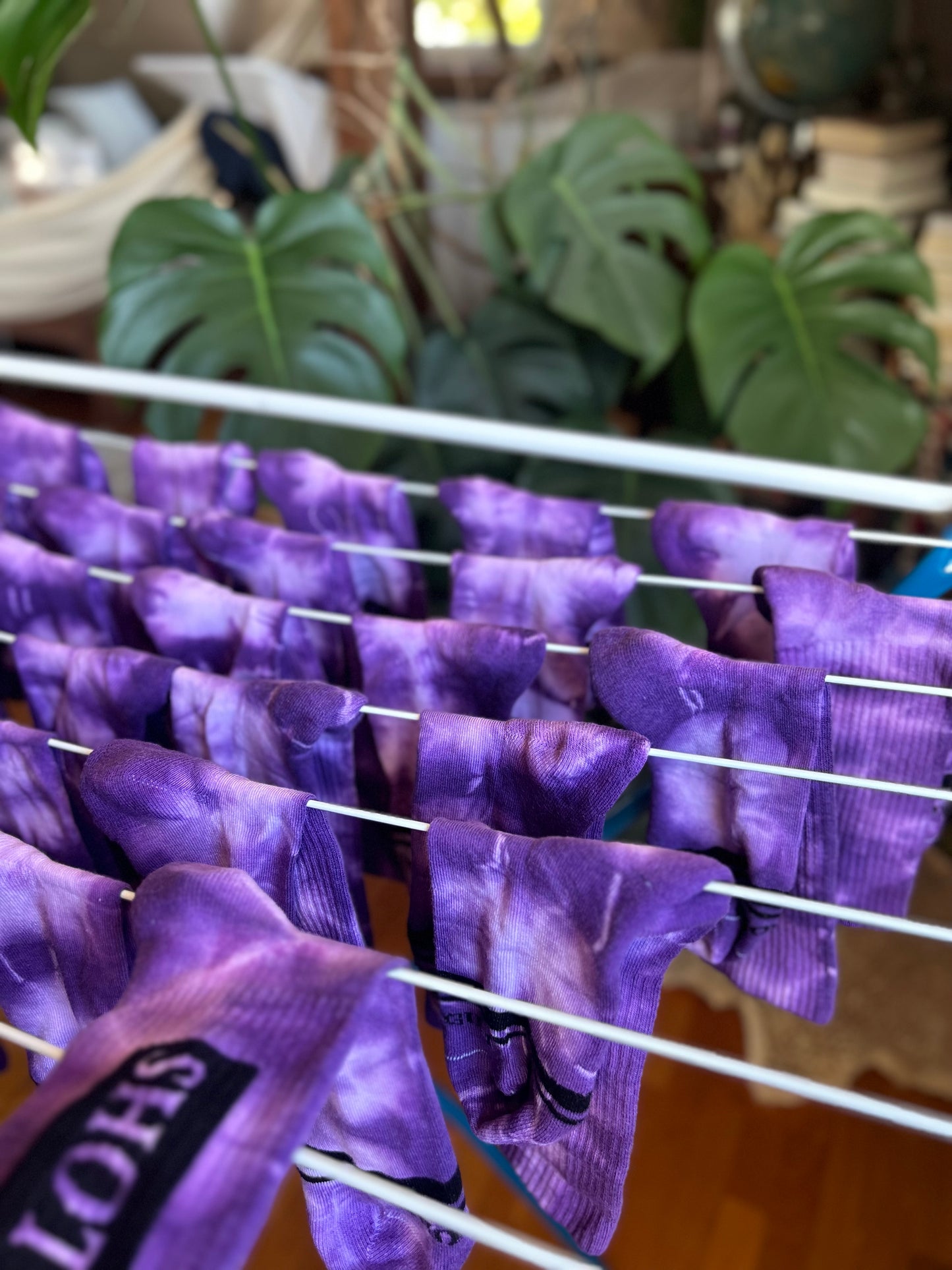 Shotgun Batik Socken | Block Logo