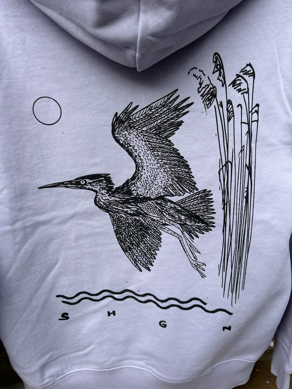 Shotgun Kids Hoodie | Sir Fish a Lot - flieder
