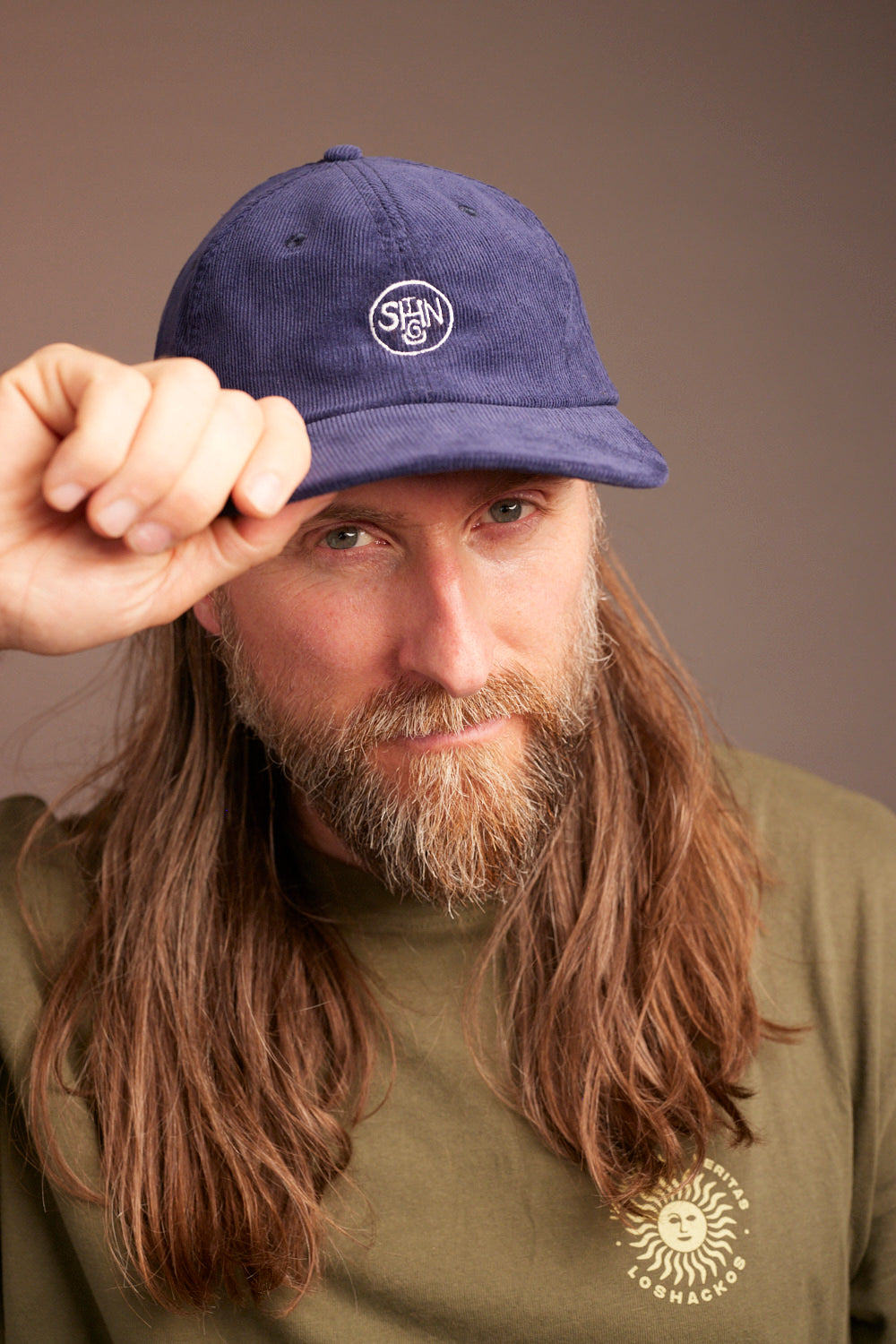 Casquette en denim rétro Shotgun | Jusqu'au bloc