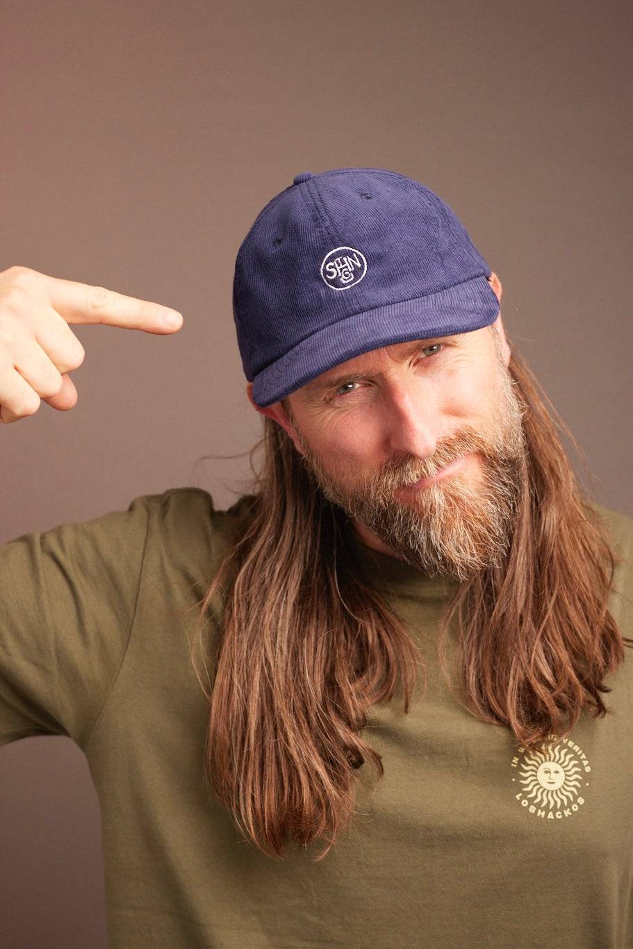 Casquette en denim rétro Shotgun | Jusqu'au bloc