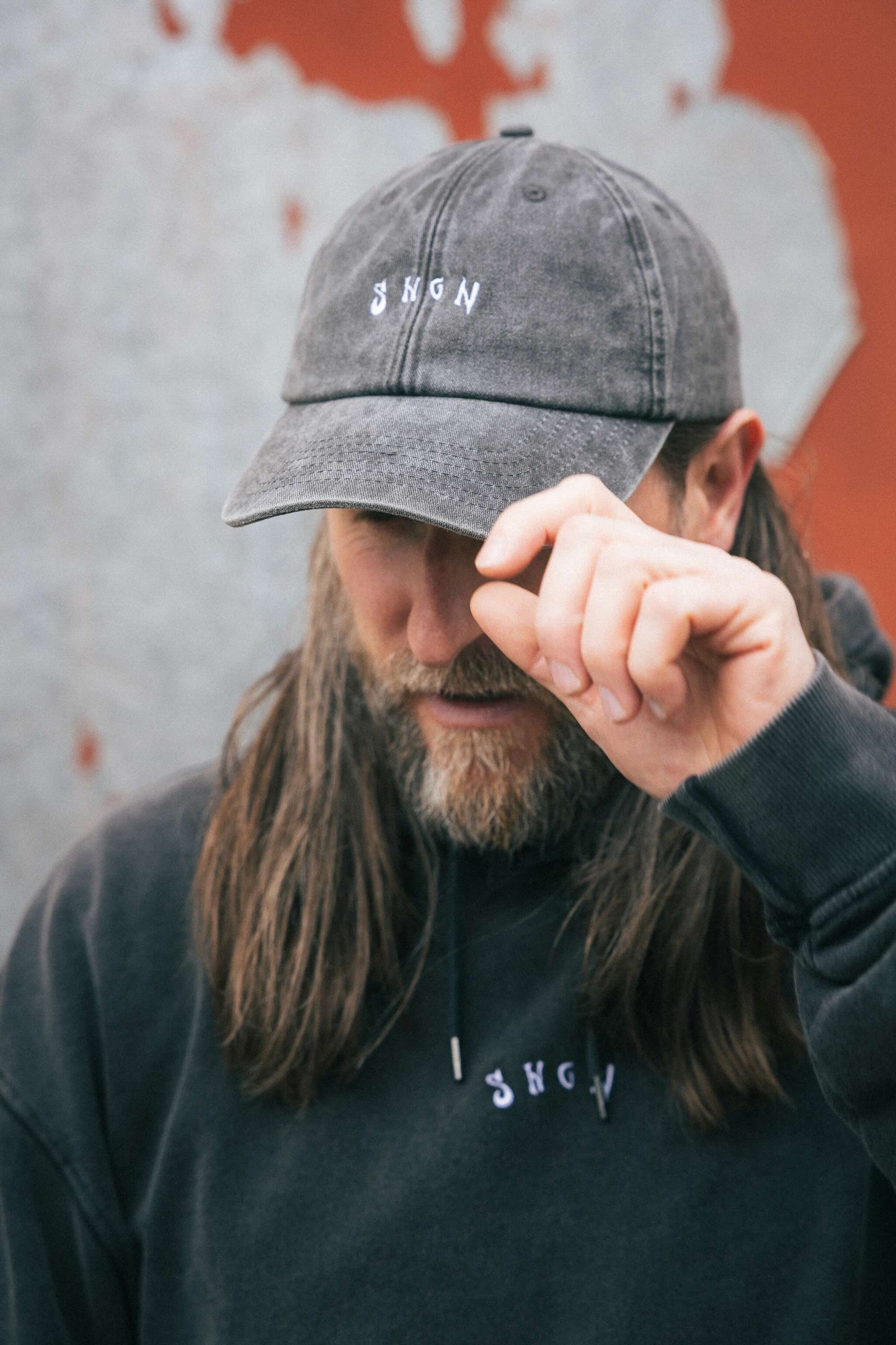 Casquette en denim rétro Shotgun | Jusqu'au bloc