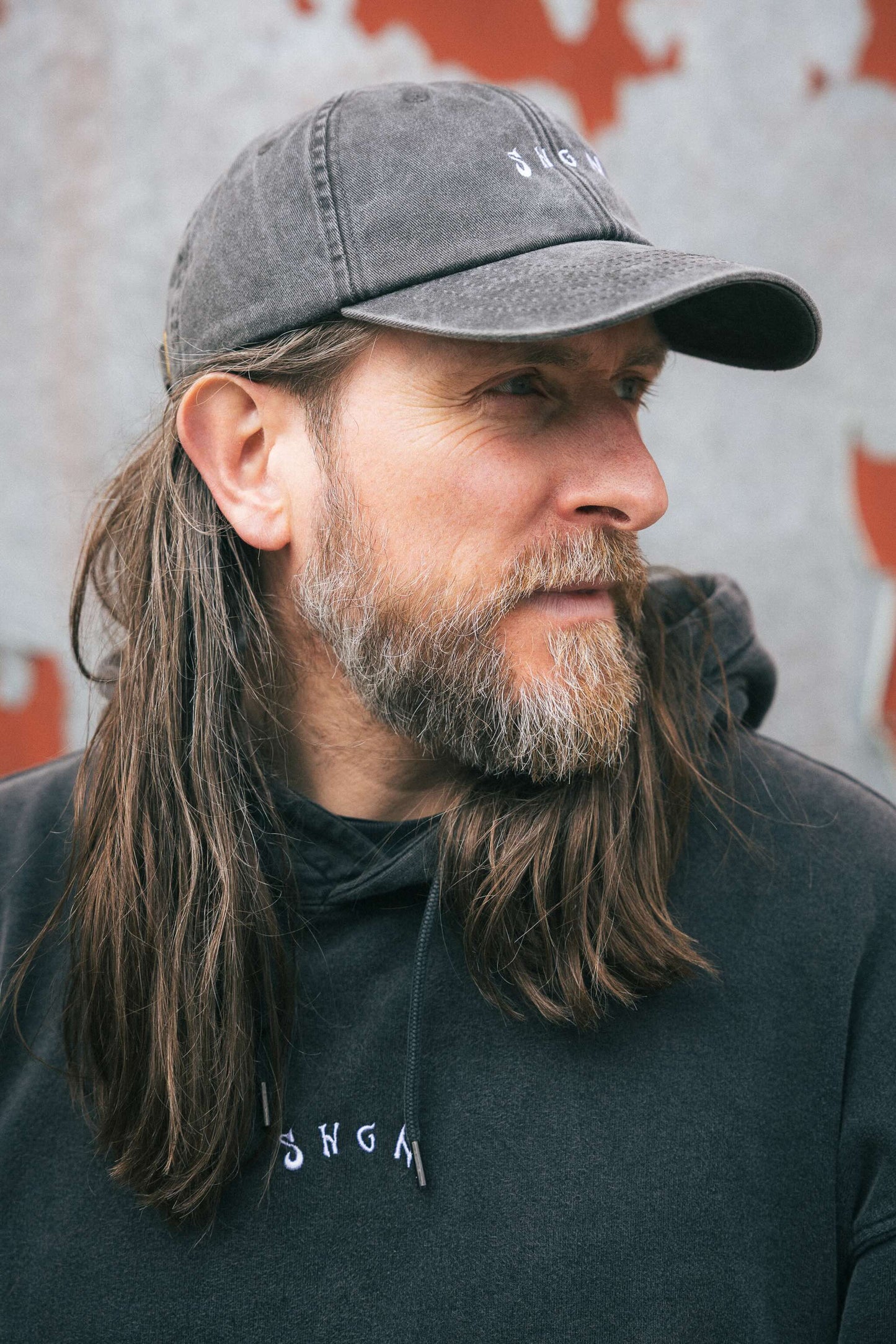 Casquette en denim rétro Shotgun | Jusqu'au bloc