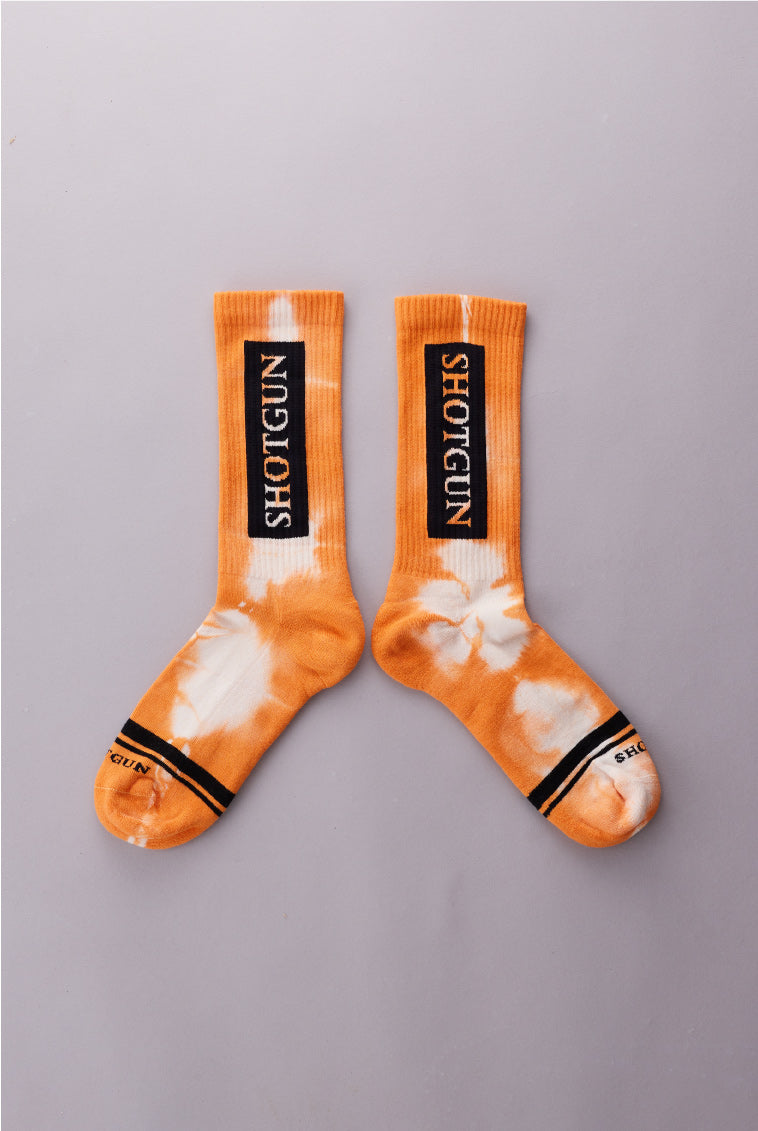 Shotgun Batik Socken | Block Logo