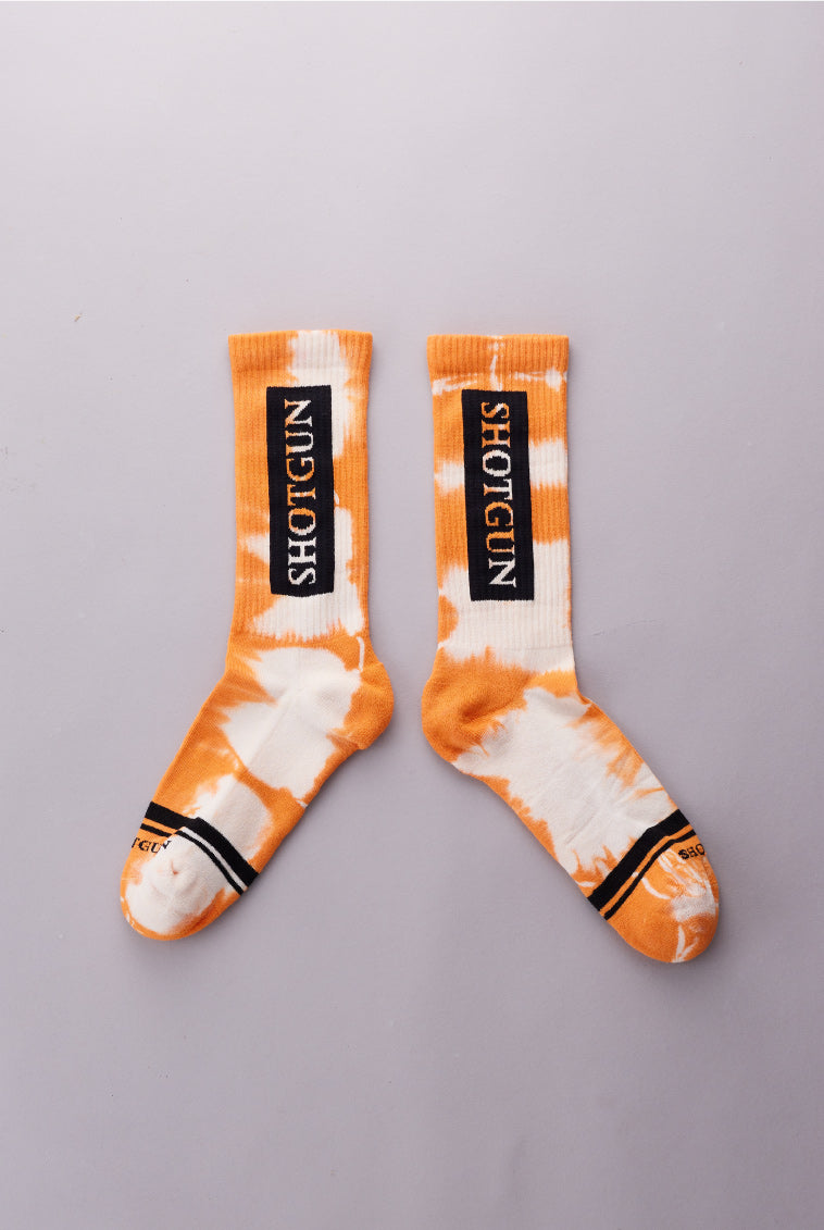Shotgun Batik Socken | Block Logo