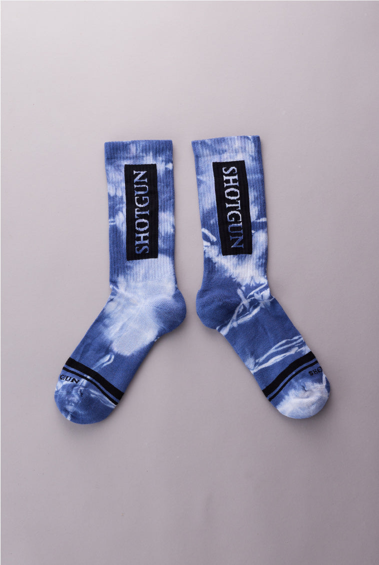 Shotgun Batik Socken | Block Logo