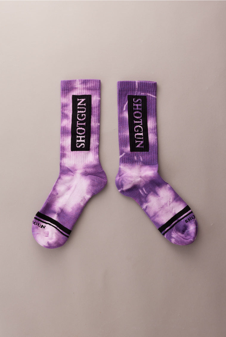 Shotgun Batik Socken | Block Logo