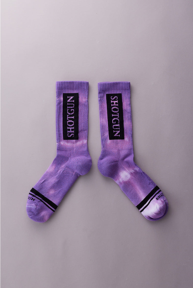 Shotgun Batik Socken | Block Logo