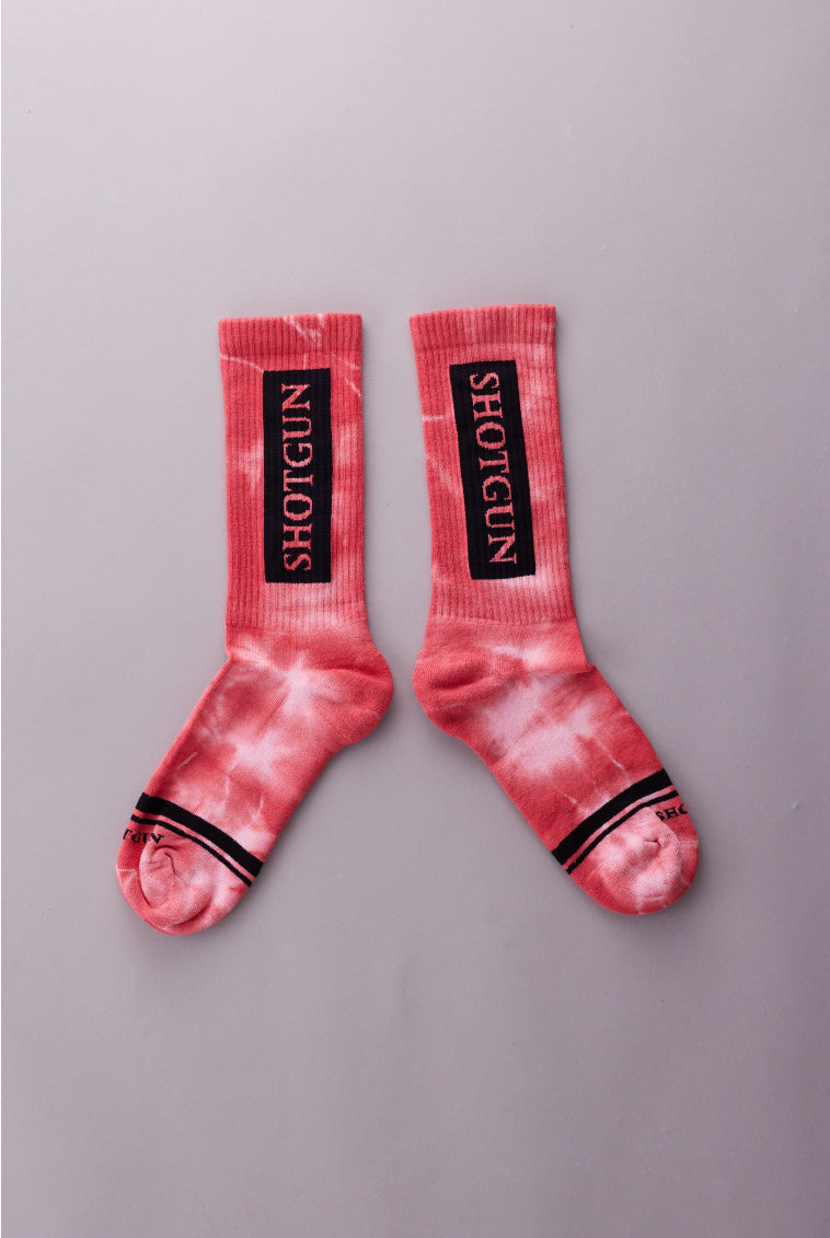 Shotgun Batik Socken | Block Logo