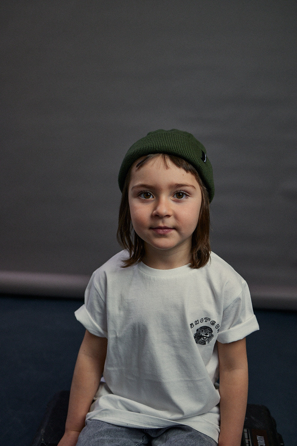 Bonnet de fusil de chasse court Fisher Kids| Mini-logo SG