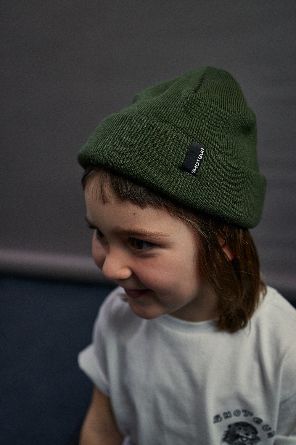 Bonnet de fusil de chasse court Fisher Kids| Mini-logo SG