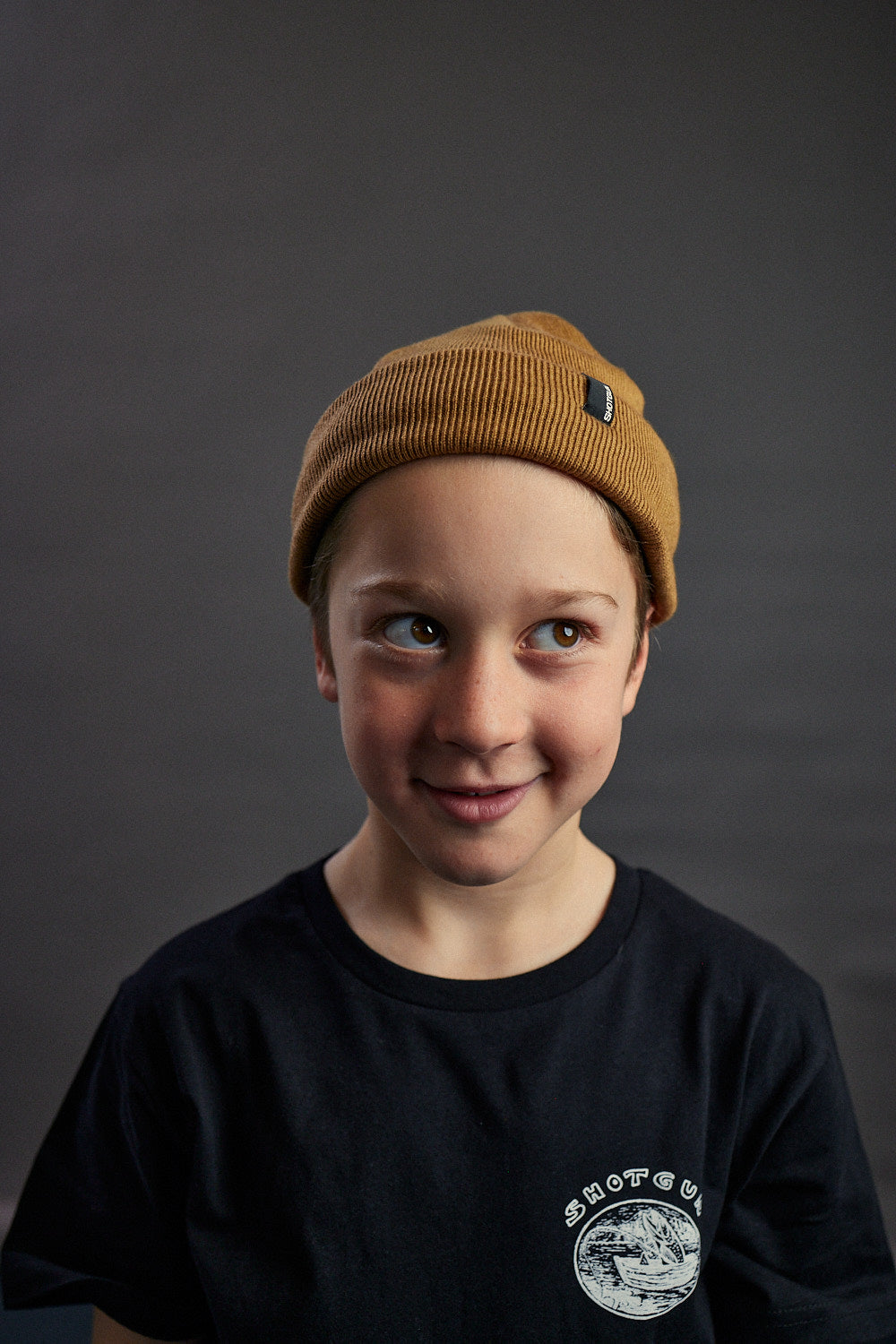 Bonnet de fusil de chasse court Fisher Kids| Mini-logo SG