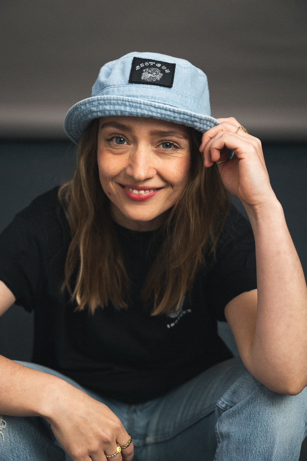 Shotgun Denim Bucket Hat | Harry Otter