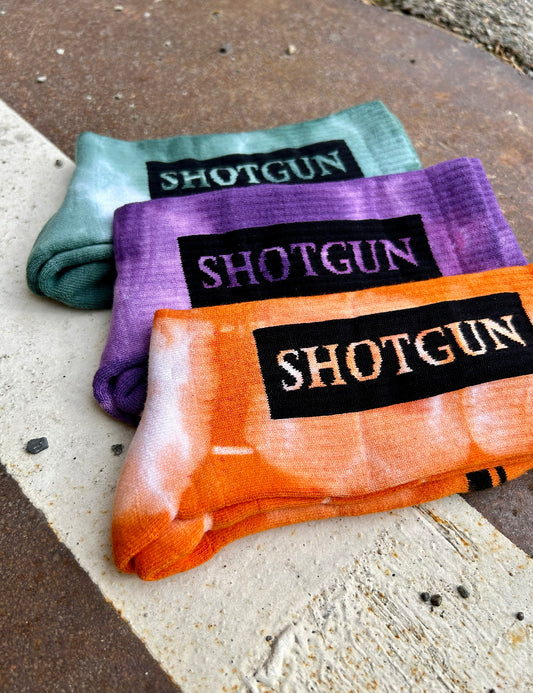 Shotgun Batik Socken 3er-Pack | Block Logo