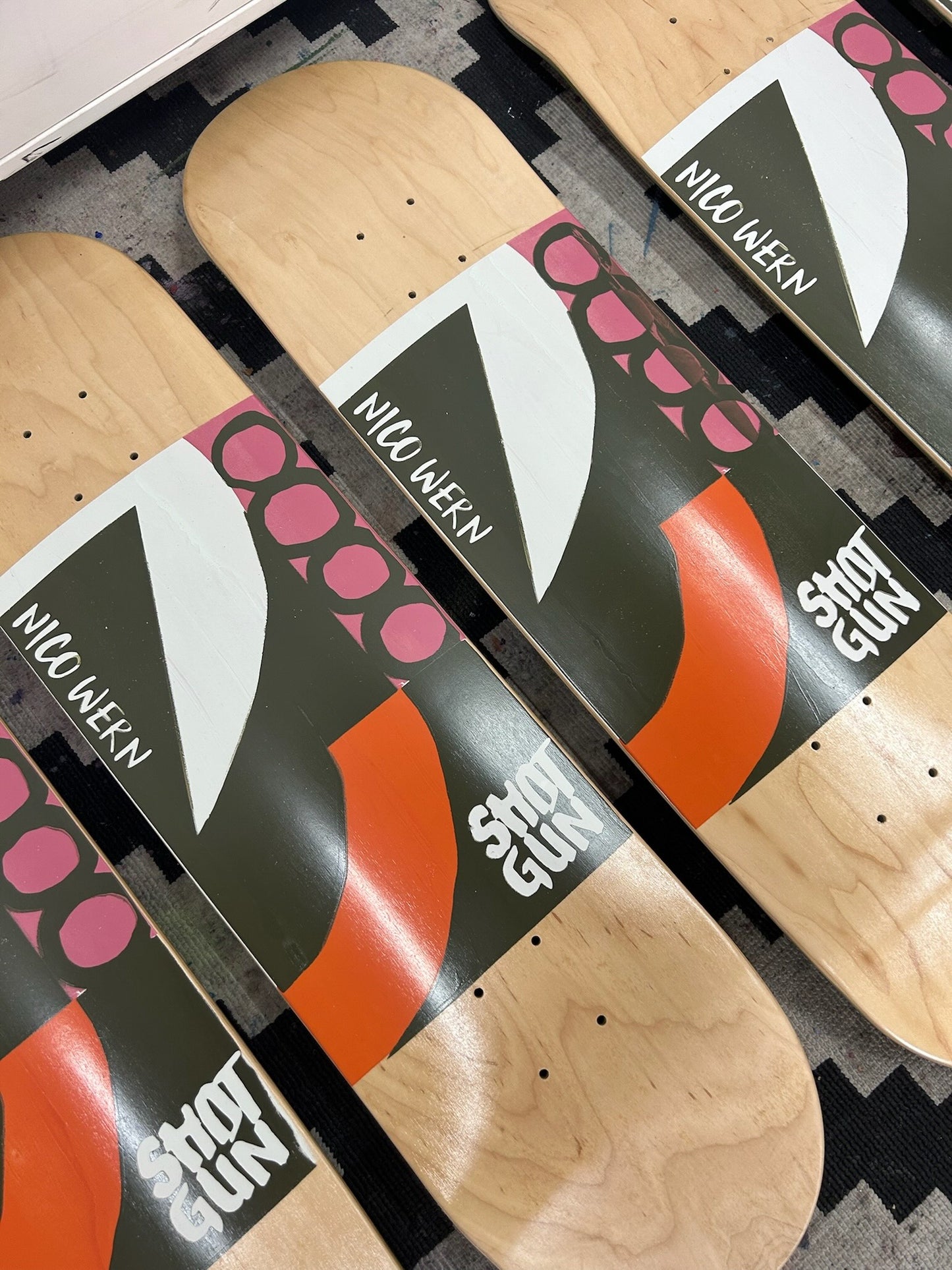 Shotgun Skateboard Deck | Nico Wern