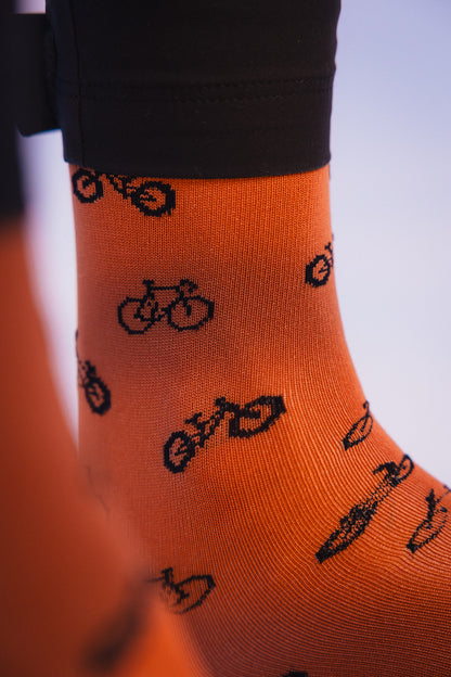 Korbisquad Socken | Ride Bikes | rust