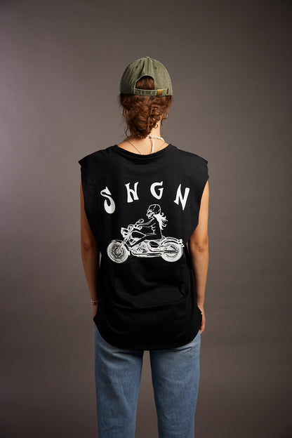 Shotgun Tank Top Unisex | Chopper Babe