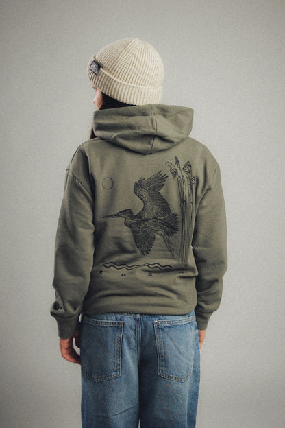 Shotgun Kids Hoodie | Sir Fish a Lot - flieder