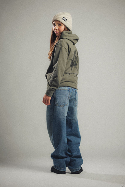 Shotgun Kids Hoodie | Sir Fish a Lot - flieder