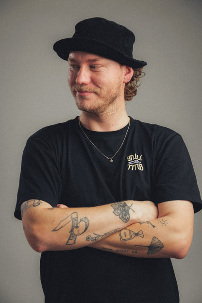 Chapeau de seau en denim de fusil de chasse | baleine