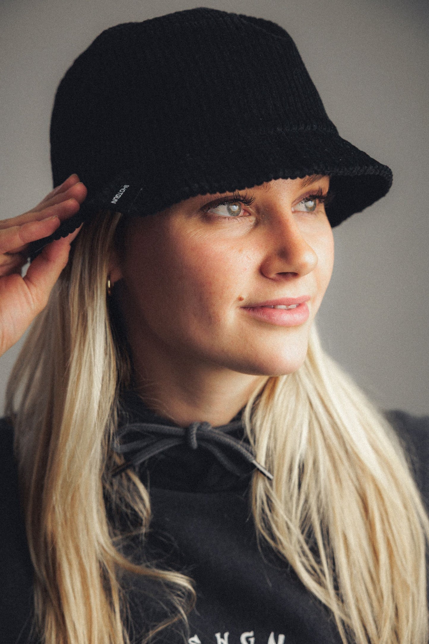 Chapeau de seau en denim de fusil de chasse | baleine