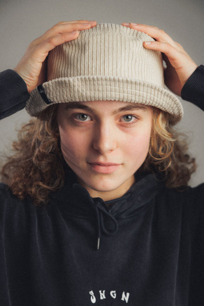 Chapeau de seau en denim de fusil de chasse | baleine