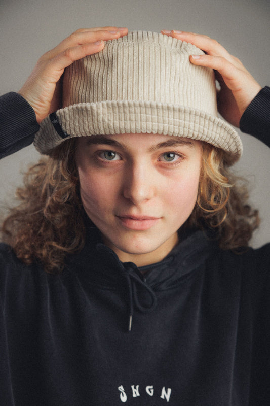 Chapeau de seau en denim de fusil de chasse | baleine