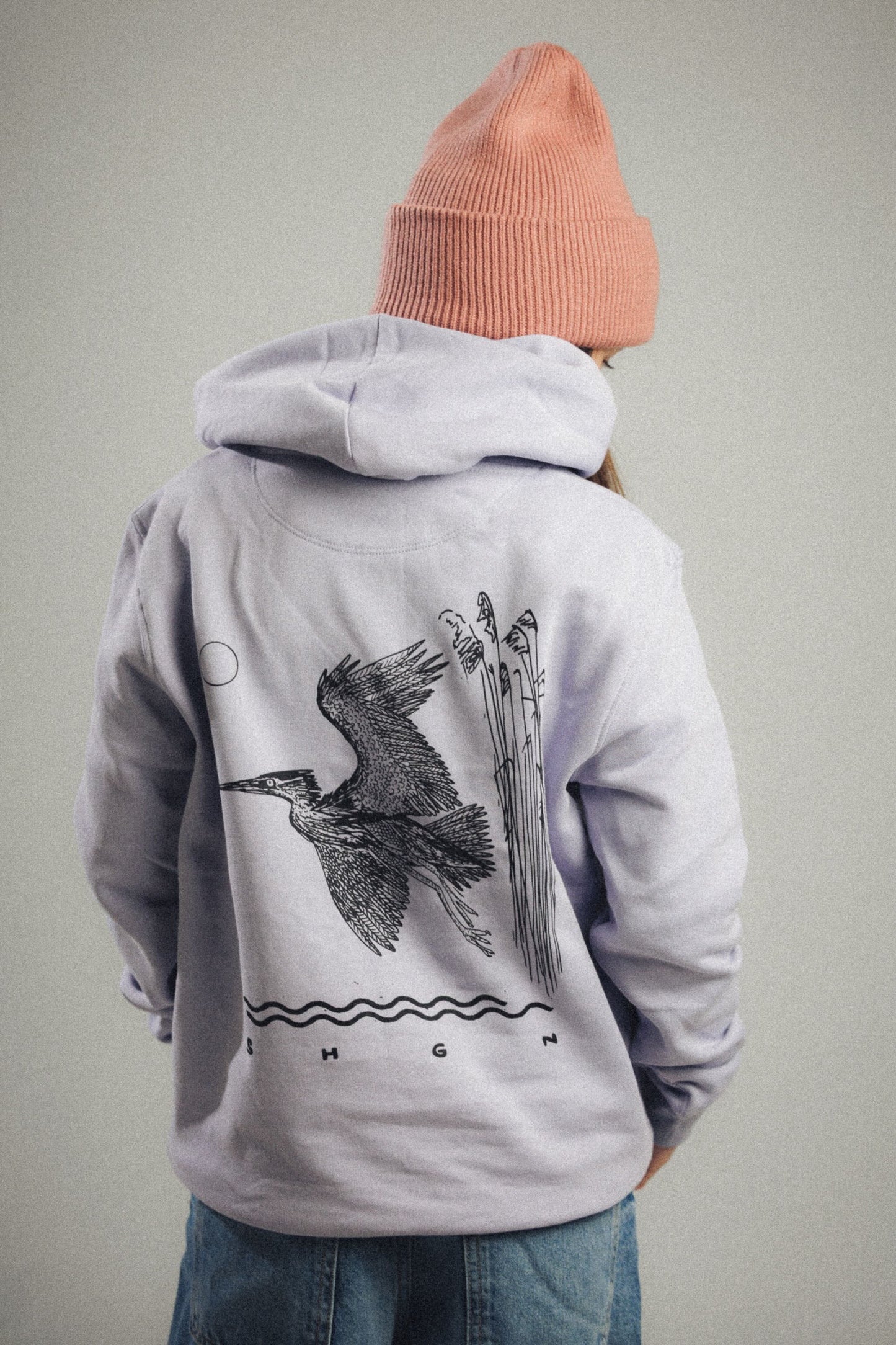 Shotgun Kids Hoodie | Sir Fish a Lot - flieder