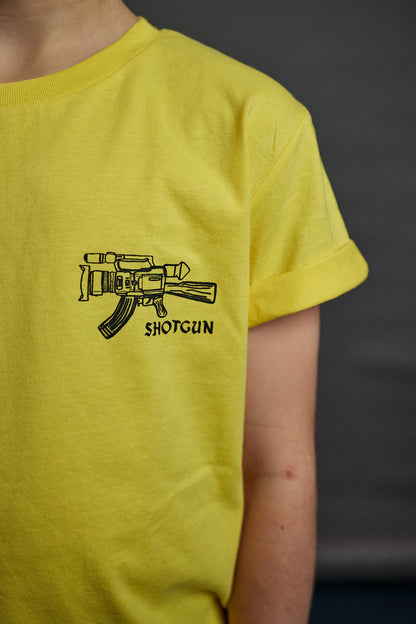 T-shirt pour enfants fusil de chasse | papillon de nuit