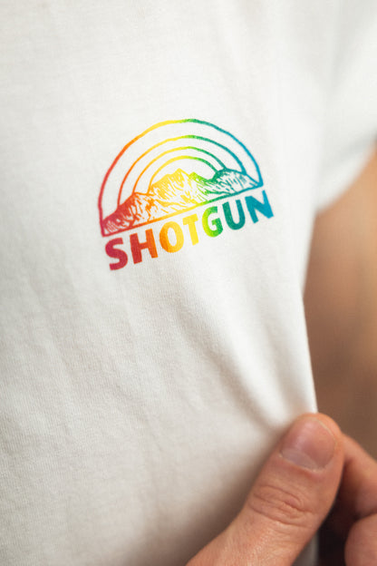 Shotgun T-Shirt | Rainbow MTN Iris