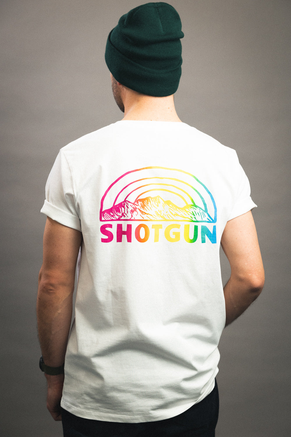 Shotgun T-Shirt | Rainbow MTN Iris